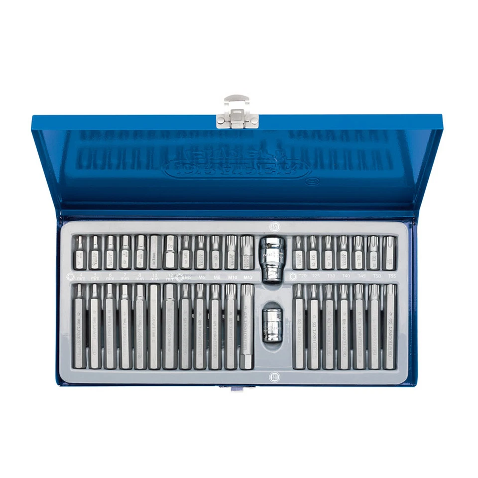 Draper Expert 33322 TX-Star Torx Hex Spline Bit Set 40pc Mechanics + Steel Case - Image 2 of 4