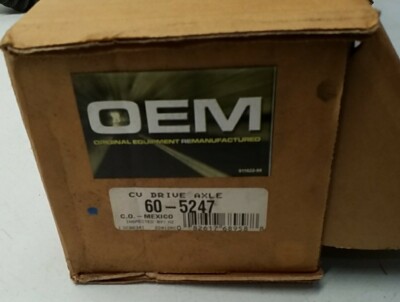 60 5247 Remanufactured CV Drive Axle   Reliable Performance & Smooth Operation