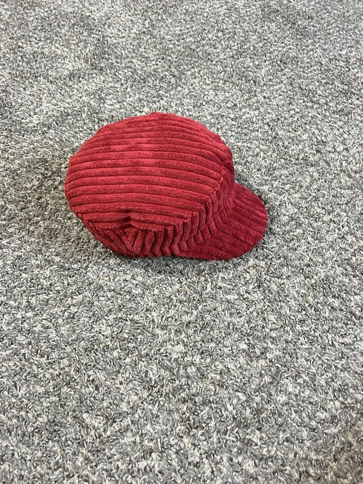 Free People Rust Red Corduroy Baseball Cap Hat Adjustable One Size - Image 4 of 4
