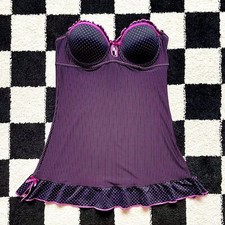 Pinstripe Bustier Slip 36B
