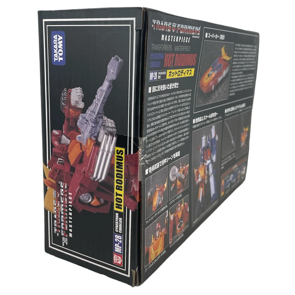 Figura de acción Transformers Masterpiece MP-28 Hot Rodimus Takara Tomy - Caja abierta Foto 4 de 4