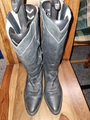Kickers Stiefel  Damenschuhe Gr.39 UK 6 Dunkelgrau