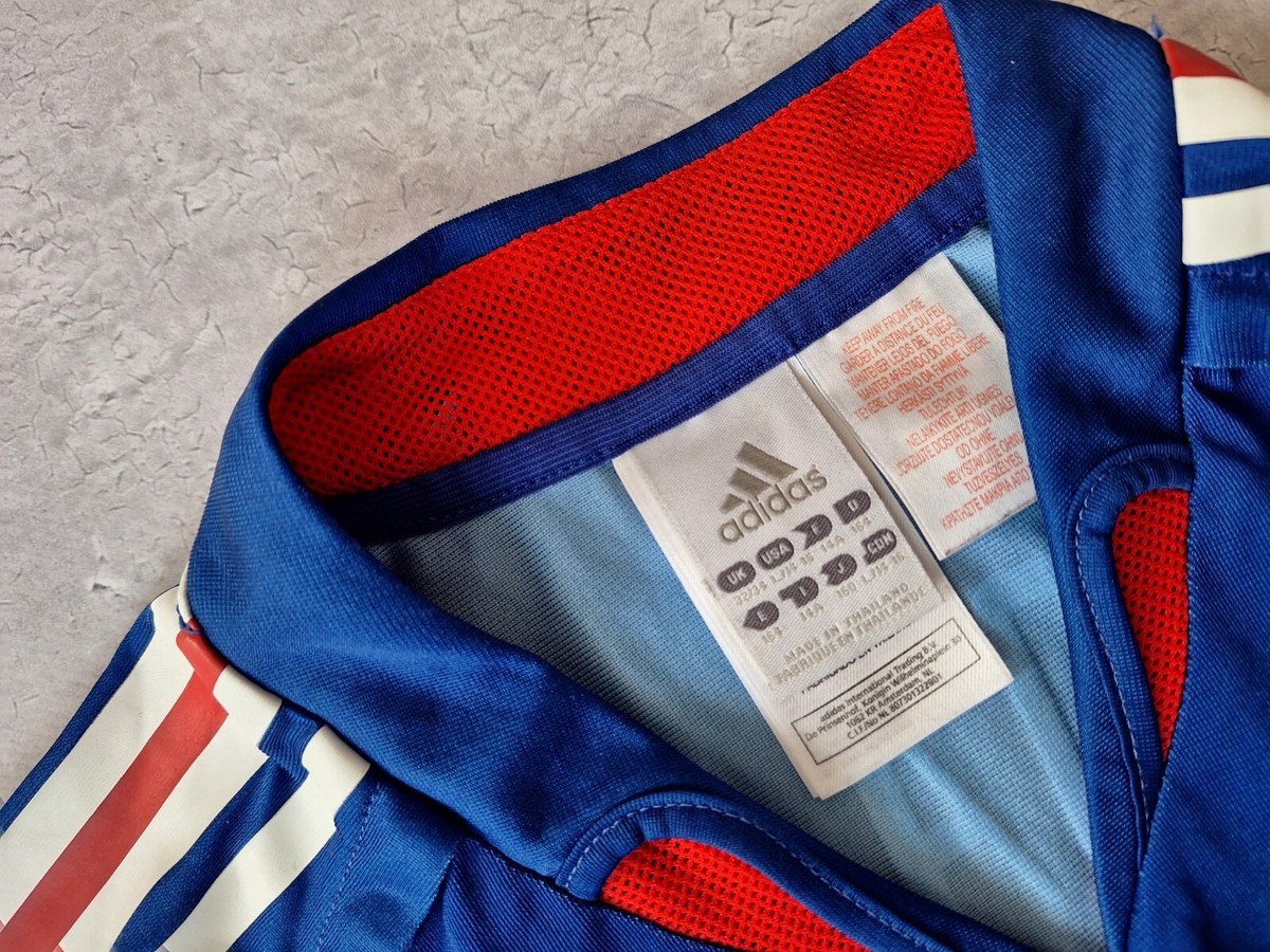 FRANCE ZIDANE 2002 2004 HOME SIGNED FOOTBALL SHIRT SOCCER
