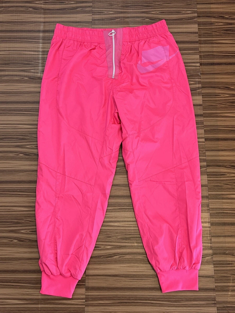 Nike swoosh woven pants cheap pink