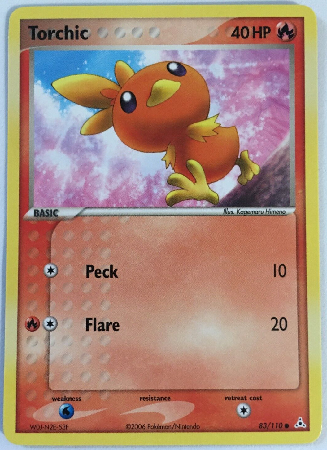 POKEMON TORCHIC 83/110 EX HOLON PHANTOMS COMMON NEAR MINT