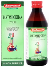 2 x Baidyanath RAKTASHODHAK Syrup 200ml, Herbal Ayurvedic Wellness