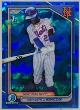 2024 Bowman Chrome Heriberto Rincon 1st Bowman Sapphire Edition #BCP-172 Mets