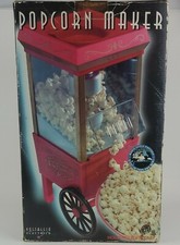 Carro de máquina para hacer palomitas de aire vintage 3,5 oz. Red Hot Collection Fun sin aceite