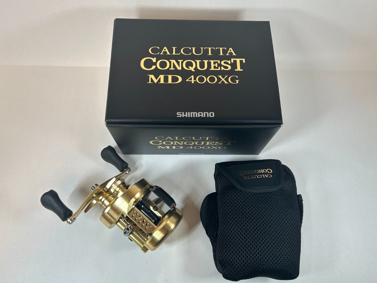 【美品】SHIMANO、Calcutta Conquest MD 400X 2023 Shimano Calcutta Conquest MD 400XGLH Review - YouTube