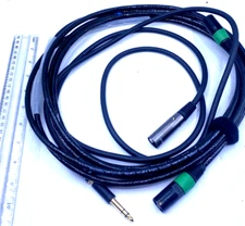 Neutrik 10' Ethercon Digital Audio Cable RJ45 & Cablematters TRS/XLR Male/Male