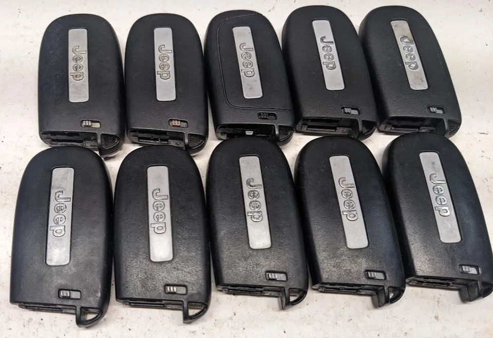 LOT OF 10 OEM JEEP SMART KEY FOB KEYLESS ENTRY FOB LOT M3N-40821302 5 buttons - Image 2 of 4