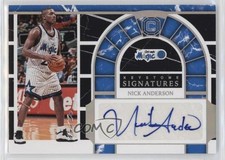 2018-19 Panini Cornerstones Keystone Signatures Onyx 1/1 Nick Anderson Auto 2b6