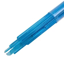 5331 Sky Blue Transparent NOODLES Full Tube Oceanside Glass & Tile 96 COE