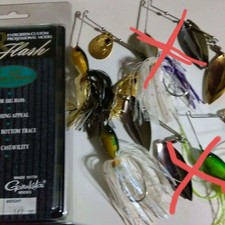 EverGreen SR Flash Spinnerbait 1/2oz Old Lure, Near Mint, Fishing Tackle