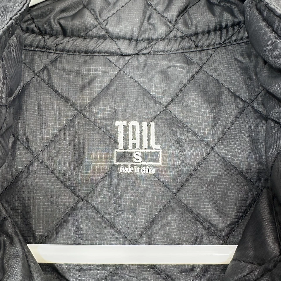 Tail Vest Womens Small Black Quilted Lightweight Zip Front Puffer Golf Jacket - Image 2 of 4