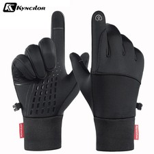 -10  Waterproof Windproof Touch Screen Warm Winter Gloves for Cold Weather Men