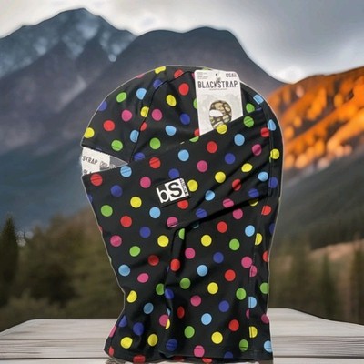BlackStrap Kids Hood Hinged Mouth Balaclava Multicolor Polka Dot One Size