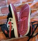 Air Jordan 1 Mid Newspaper Air Times Boys Shoes Sz 13c 13 C — photo 4