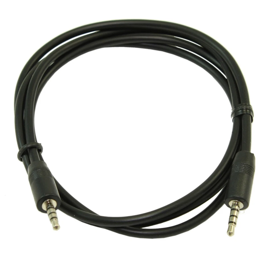 3ft 2.5mm SLIM TRRS (4 conductor) Male to Male Audio Cable - Image 2 of 2
