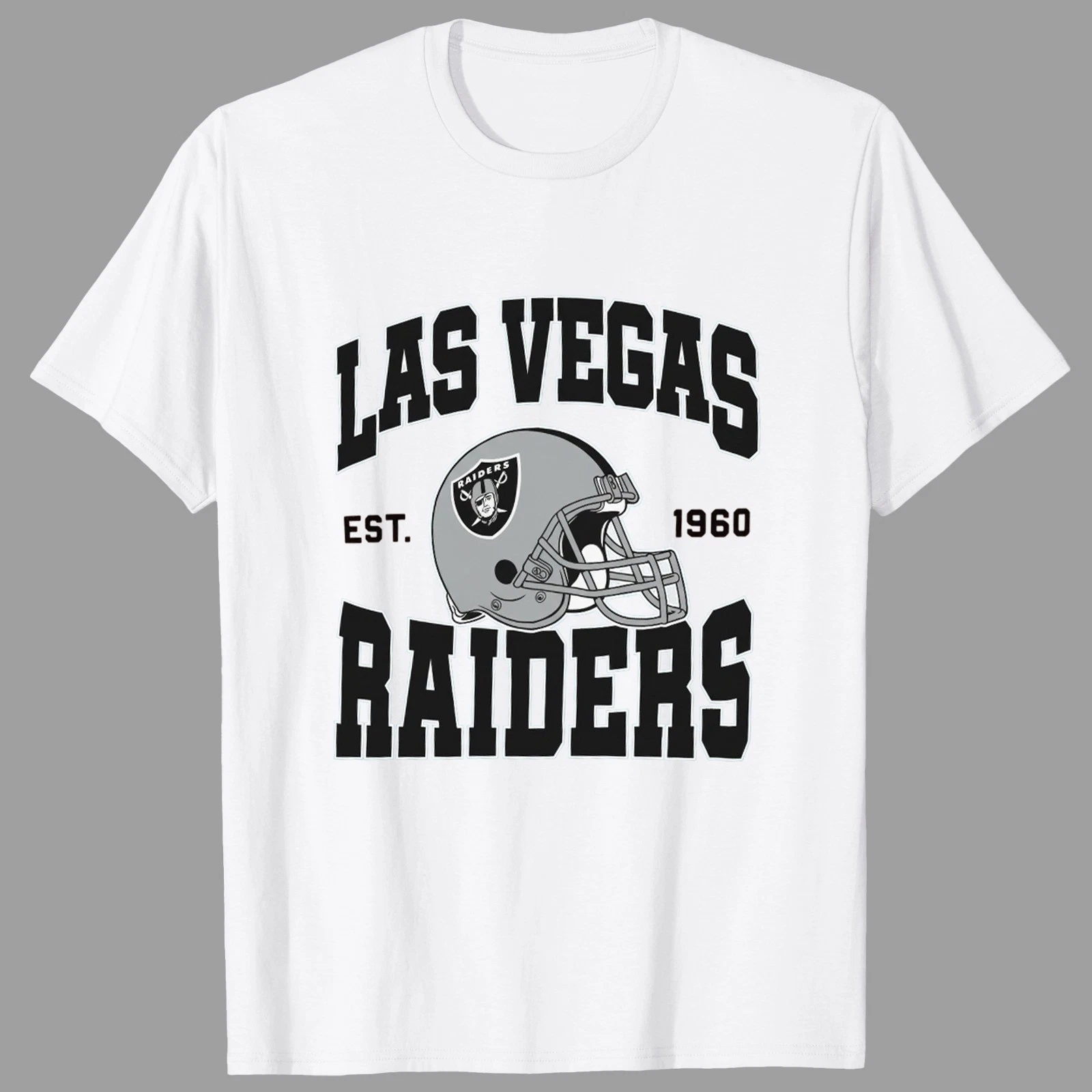 Las Vegas Raiders Est 1960 Team Helmet Football T-Shirt