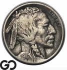 1916-S Buffalo Nickel, Tougher Date