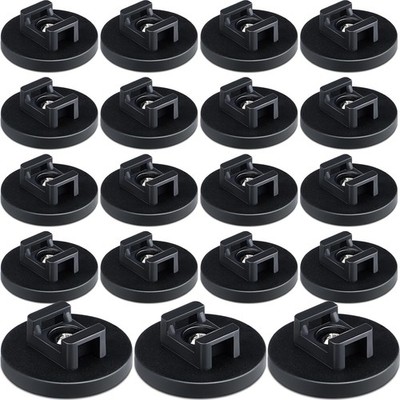 15 PCS Black Magnetic Cable Zip Tie Mount Base Wire Clips Management Base Holder