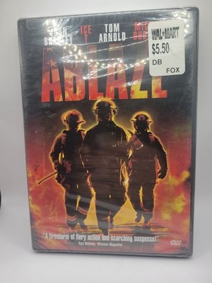 Ablaze DVD 2001 Action Disaster John Bradley Tom Arnold Ice-T Michael Dudikoff