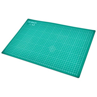 Amtech S0530 A3 Schneidematte, Bastelbrett rutschfest 45L x 30B cm, grün 