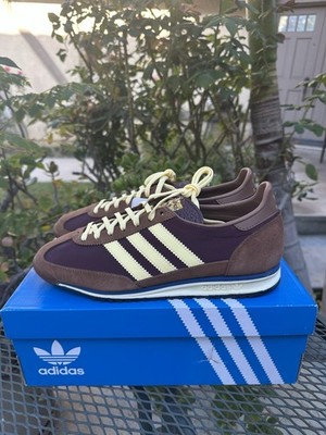 Adidas SL72 OG Women s Originals Shoes Maroon Yellow Brown Retro Sneakers IE3425