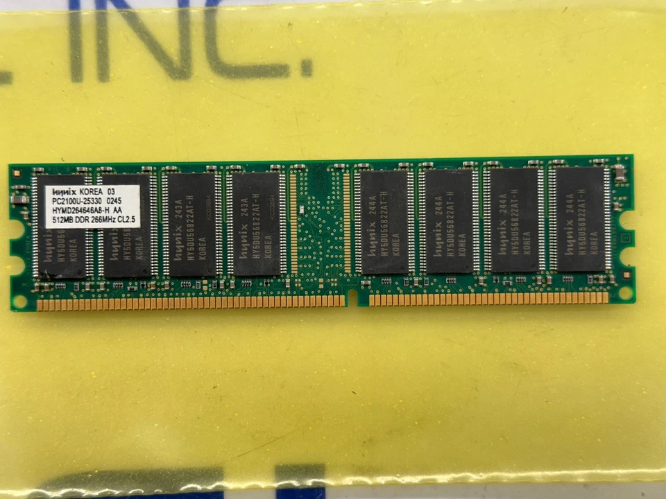 HYNIX HYMD264646A8-H 512MB DDR 266MHZ CL2.5 MEMORY - Image 2 of 3