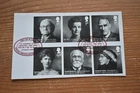 GB 2016 British Humanitarians, Stamps on Piece, Used, ex FDC