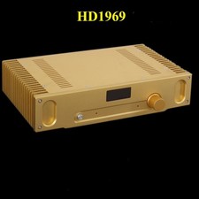 HIFI amplifier Hood 1969 Class A finished gold sealed 2N3955 Perfect Edition156
