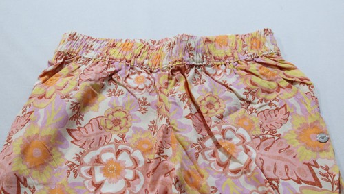 Roxy Girls' Elastic Waist Midnight Ave Palazzo Pants AC2 Parchment Small (7) NWT - Picture 2 of 4