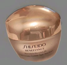 Shiseido Benefiance WrinkleResist 24 Night Cream 1.7oz NO BOX NOT SEALED WGT 90Z