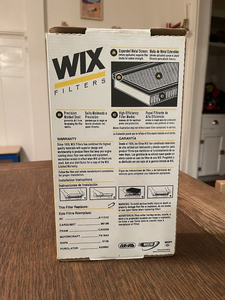 Воздушный фильтр Wix 46126 - Изображение 2 из 4