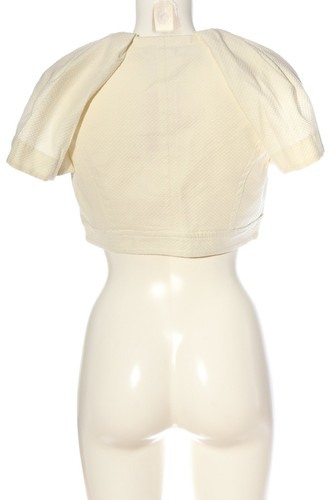MANGO SUIT Torera Mujeres Talla EU 38 crema look casual - Imagen 2 de 5