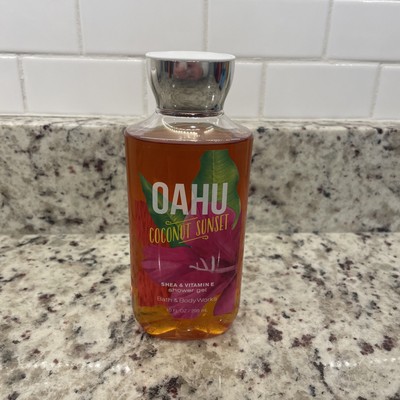 BATH & BODY WORKS OAHU COCONUT SUNSET SHOWER GEL 10 FL OZ