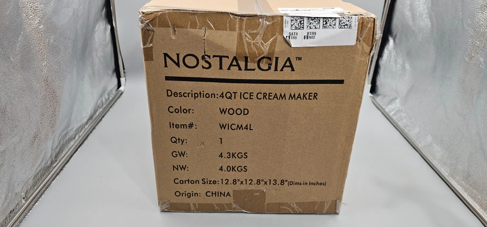 Nostalgia 4 Quart Electric Ice Cream Maker Homemade Gelato Yogurt Maker
Opens in a new window or tab