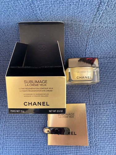 CHANEL SUBLIMAGE LA CRÈME YEUX Eye Cream 0.5 oz. EMPTY JAR