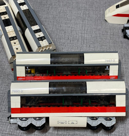 Lego City 7897 Train With Instructions Figures & Extra Trains See Description