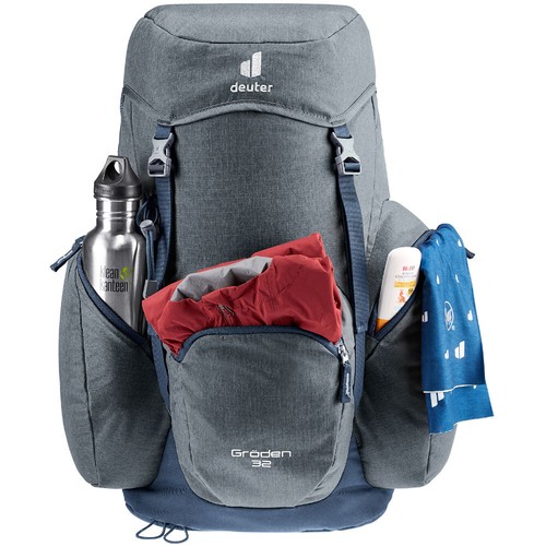 Deuter Gröden 32 Liter Wanderrucksack Netzrücken Hiking-Rucksack Grau Schwarz - Bild 6 von 6