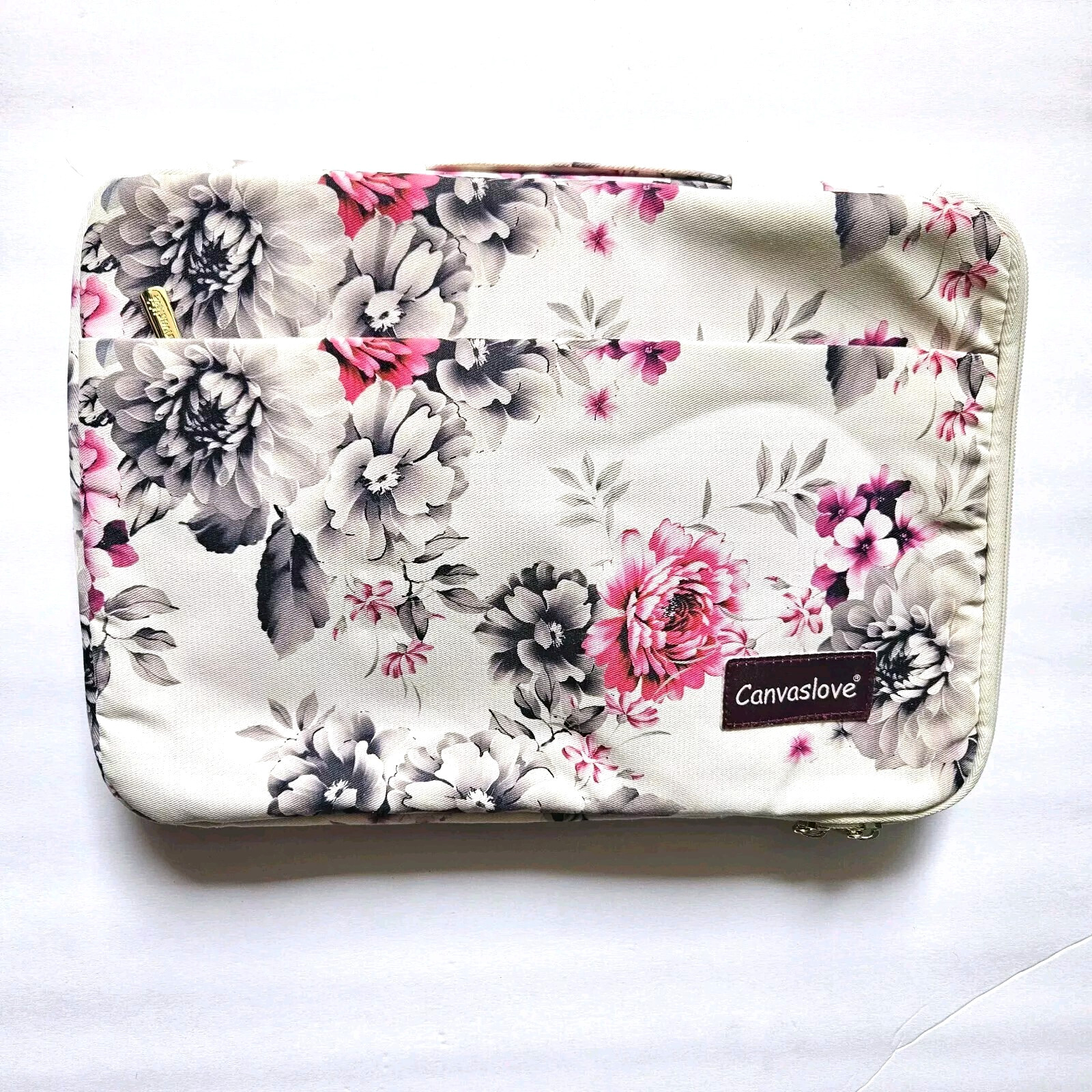 Canvaslove Laptop Sleeve Case Multicolor Floral Water Shock 