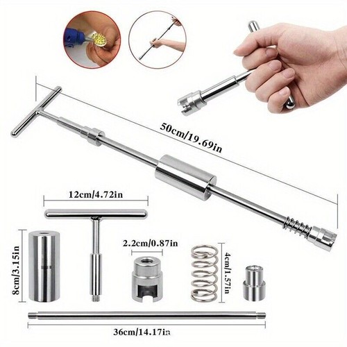 Car Paintless Dent Puller Bridge Tool Lifter Auto Body Repair Hail Removal Kit - Picture 7 of 22