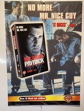 Payback. Mel Gibson. Original UK Video Poster