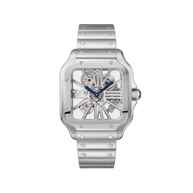 Cartier Santos Clear Unisex Adult Watch 