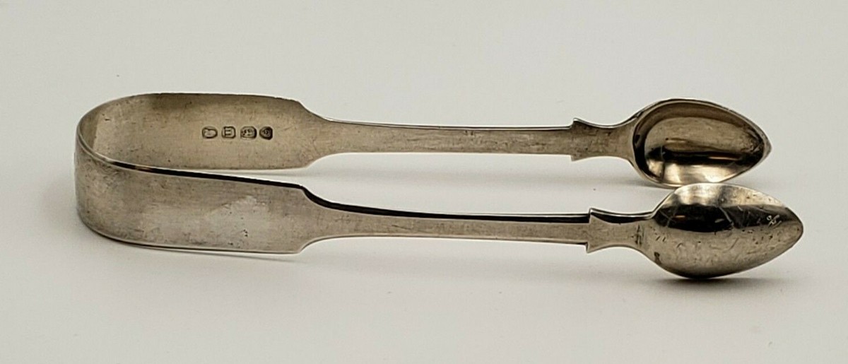 1914年 英国アンティーク 純銀製 シュガートング 24g Stokes&amp;Ireland 1914年 英国アンティーク 純銀製 シュガートング 24g