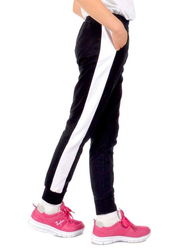Girls Children Fabric Sports Leisure Pants Training Pants Long 30358 - Picture 36 of 49