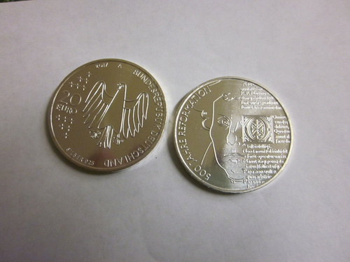 2017 20 Euro - 500 Jahre Reformation - Bankfrisch-uncirkuliert-