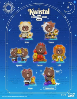 ロボット Mighty Jack MJ BOX & Memorial Box In Stock) Mighty JAXX Kwistal LINE Horoscope Series Primus