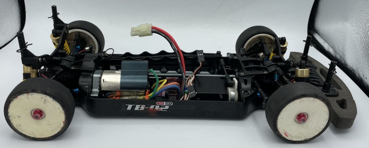 タミヤ　RC TB-02シャシー used For parts TAMIYA TB-02 chassis with motor and ESC | eBay